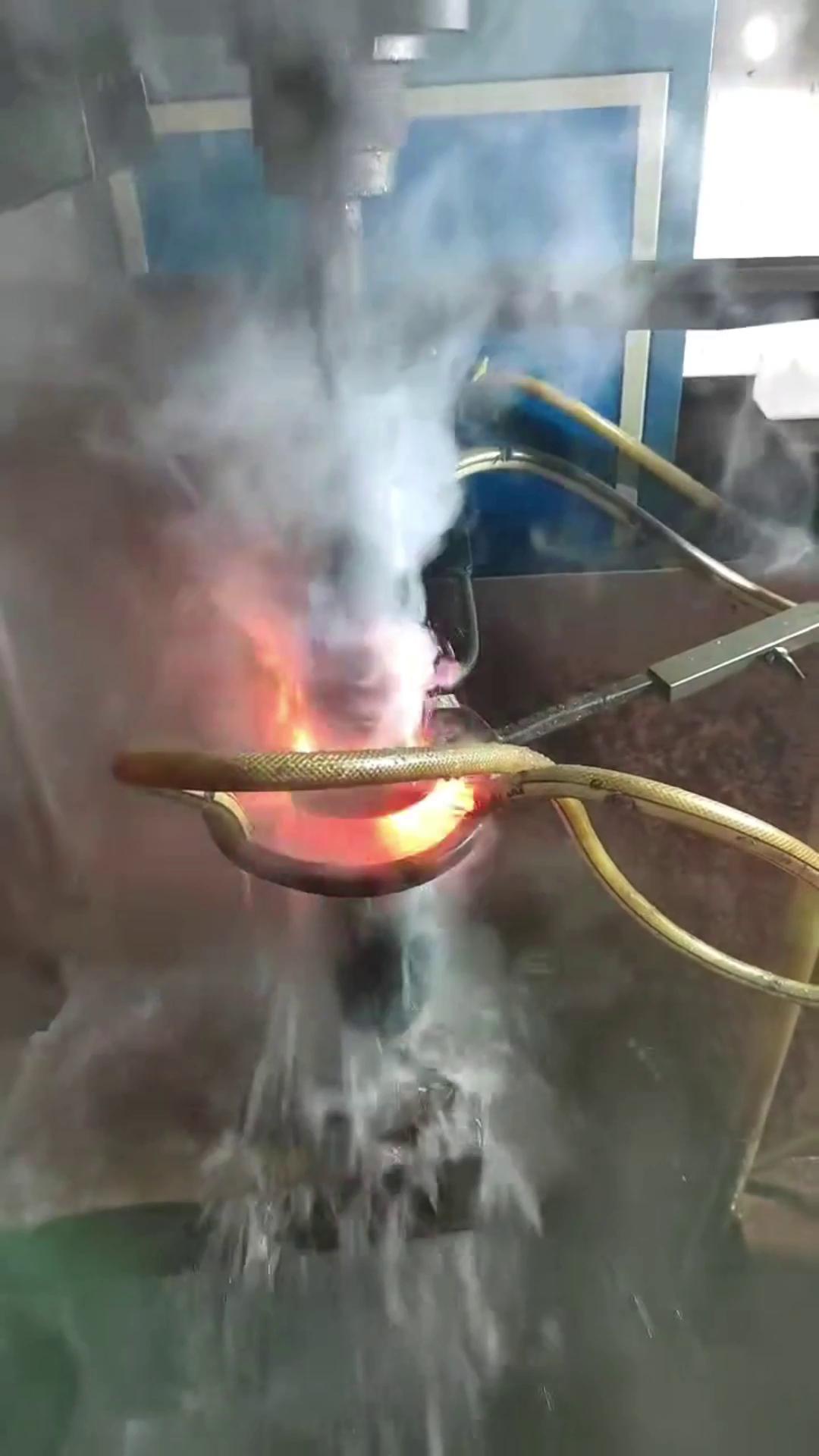 轴类淬火机床 超音频9.1成人免费看片加热电源加PLC控制程序 淬火更精准