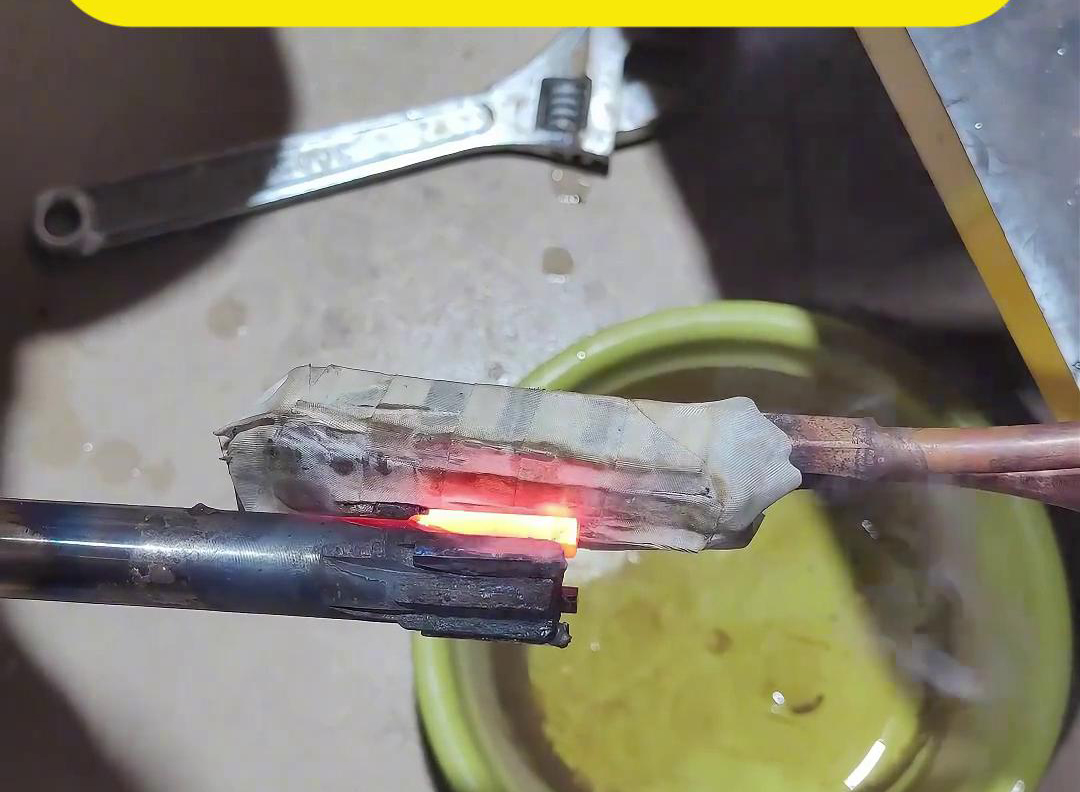 相比火焰焊接，高频焊接机在焊接合金刀头方面具有更高的效率