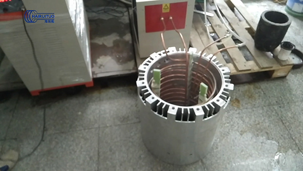 中频9.1成人免费看片加热设备对电机热套试样