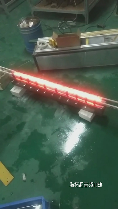 超音频9.1成人免费看片加热设备对1.2米长合金加热试样