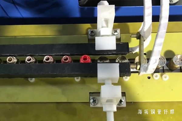 高频9.1成人免费看片钎焊设备 某铜工件自动焊接处理