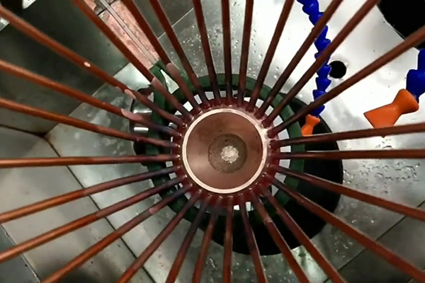 高频钎焊机，多孔分配器接头铜管焊接设备